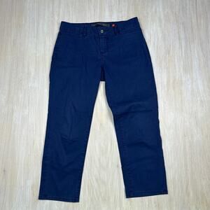 Christopher Blue Mari Mid Rise Straight Leg Casual Cargo Y2K Trouser Pants 4